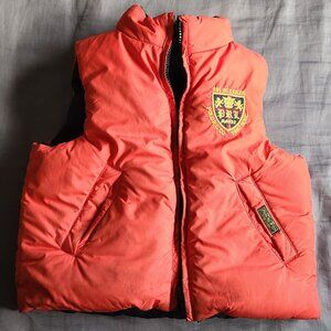 Polo Ralph Lauren puffer vest red and navy blue reversible size 3/4